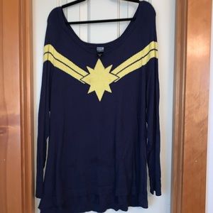Captain Marvel Sweater (Torrid 3)